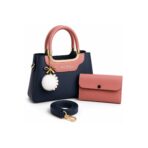 Premium 'JING & PIN' Ladies Handbag with Clutch and Shoulder Strap Option - Image 6